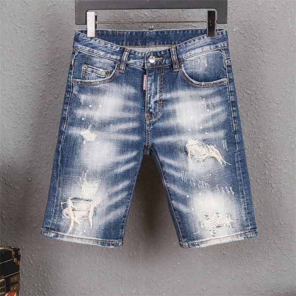new summer mens holes denim shorts light blue fashion men jeans slim straight pants trend mens pants
new summer mens holes denim shorts light blue fashion men jeans slim straight pants trend mens pants