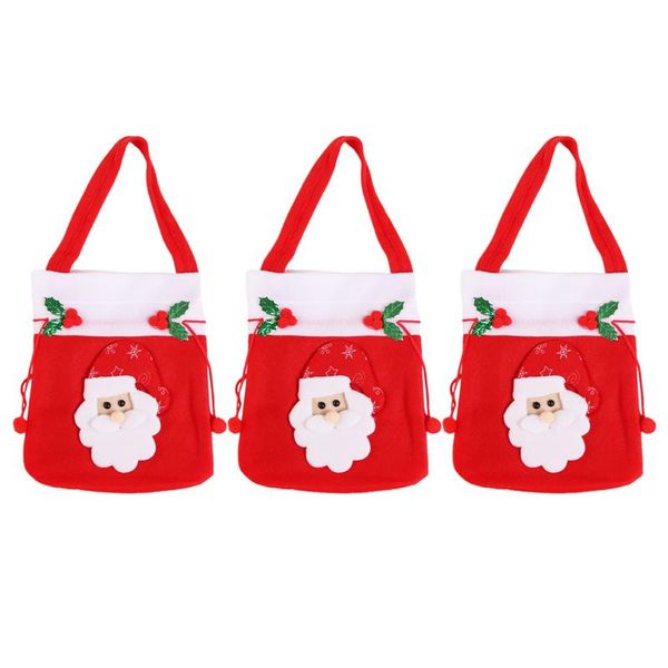 3pcs portable candy bag cute santa design christmas gift pouch christmas cookie apple drawstring storage bag
3pcs portable candy bag cute santa design christmas gift pouch christmas cookie apple drawstring storage bag