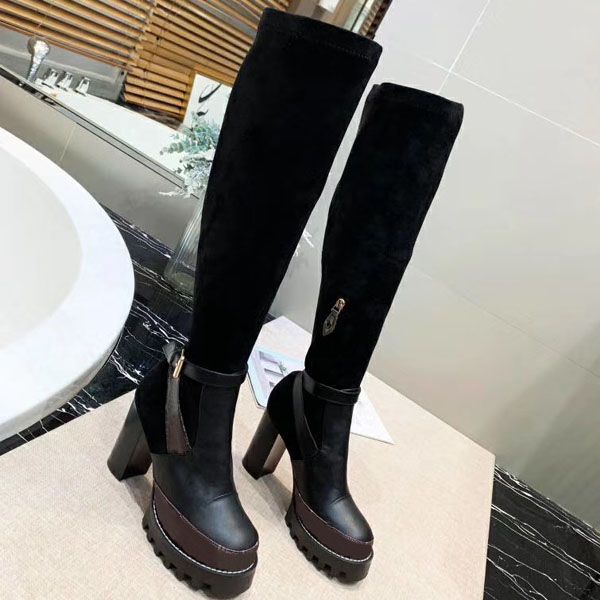 new banded women g letter canvas over-the-knee boot designer lady leather trim rubber sole thigh-high boots, Black
new banded women g letter canvas over-the-knee boot designer lady leather trim rubber sole thigh-high boots, Black