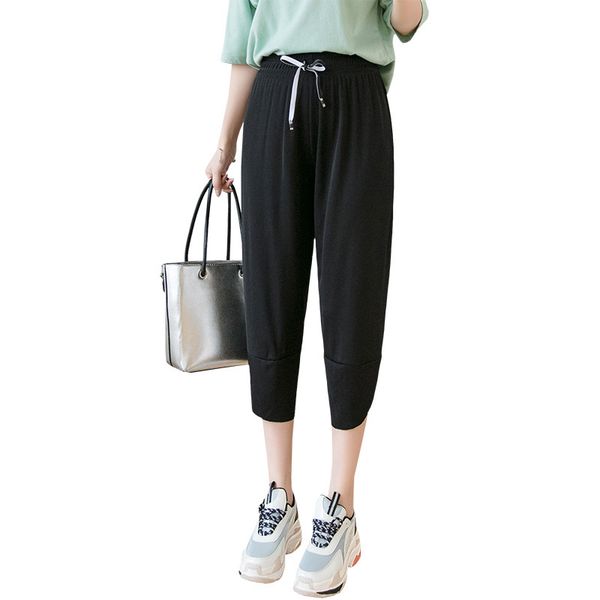summer new seven-point icy pants comfortable loose harem pants version plus fat size female leggings breathable sports new, Black;blue
summer new seven-point icy pants comfortable loose harem pants version plus fat size female leggings breathable sports new, Black;blue
