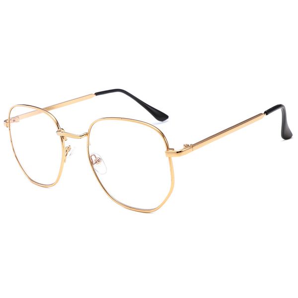 computer anti blue light glasses frame blue film mirror polygon full frame glasses metal personalized plain glass, Silver
computer anti blue light glasses frame blue film mirror polygon full frame glasses metal personalized plain glass, Silver
