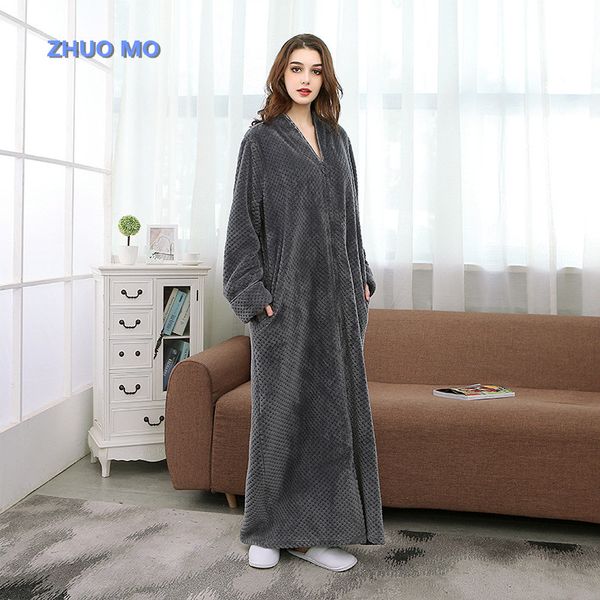 women zipper robe bath towel bathrobe girl's pajamas body spa towel super absorbent bath gown winter thick blue
women zipper robe bath towel bathrobe girl's pajamas body spa towel super absorbent bath gown winter thick blue