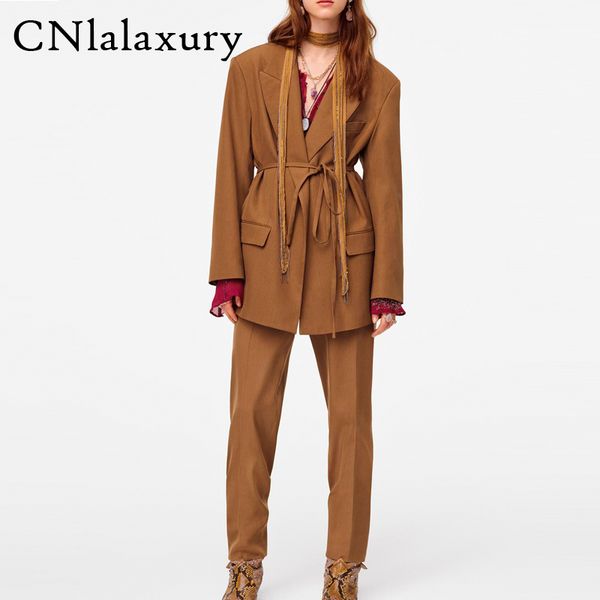 2020 spring work pants suit women belt office lady blazer jacket coat + trouser 2 piece set female outwear tailleur femme, White;black
2020 spring work pants suit women belt office lady blazer jacket coat + trouser 2 piece set female outwear tailleur femme, White;black