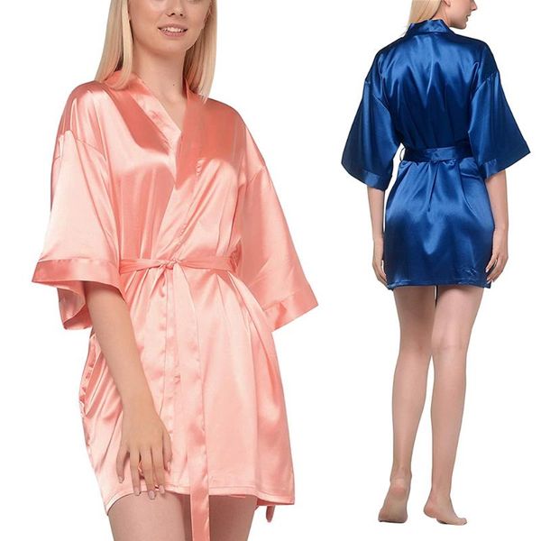 women's kimono robes lady girls plain satin sleepwear ladies half sleeve gown silky lingerie robes lightweight night wear, Black;brown
women's kimono robes lady girls plain satin sleepwear ladies half sleeve gown silky lingerie robes lightweight night wear, Black;brown