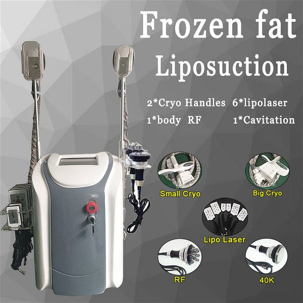 2020 high tech 2 handles slimming machine liposuction cavitation rf cryo vacuum new model fat ing lipo laser slimming machine
2020 high tech 2 handles slimming machine liposuction cavitation rf cryo vacuum new model fat ing lipo laser slimming machine
