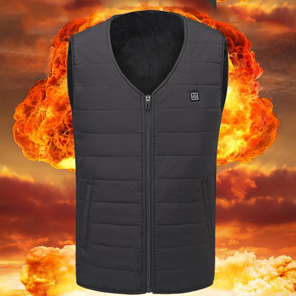 feitong winter vest men smart usb soulder back electric heating warm down cotton jacket solid outwear masculino, Black;white
feitong winter vest men smart usb soulder back electric heating warm down cotton jacket solid outwear masculino, Black;white