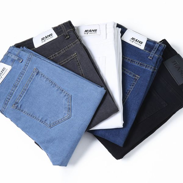 classic 5colors young man slim jeans men leisure trousers male solid fashion personal casual quality street wear denim pants, Blue
classic 5colors young man slim jeans men leisure trousers male solid fashion personal casual quality street wear denim pants, Blue