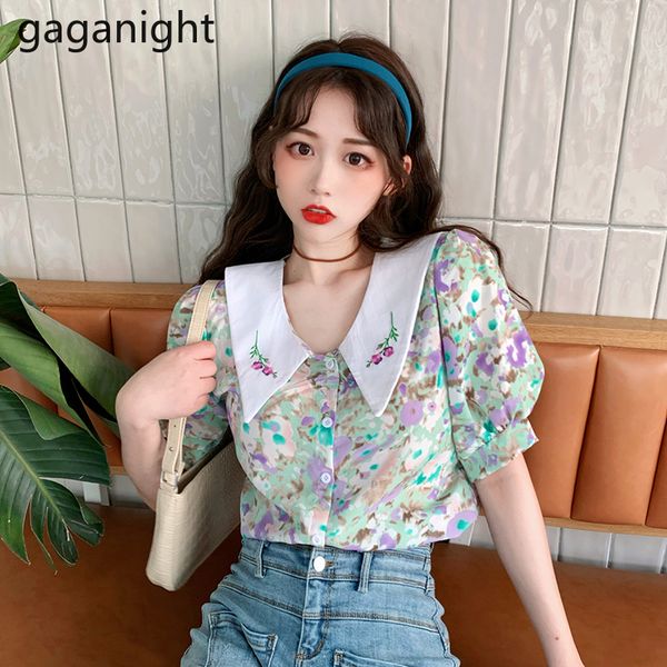 gaganight женская цветочная блузка с коротким рукавом вышивка цветок питер пэн воротник шикарная корейская рубашка женская летняя верхняя од, White
gaganight женская цветочная блузка с коротким рукавом вышивка цветок питер пэн воротник шикарная корейская рубашка женская летняя верхняя од, White