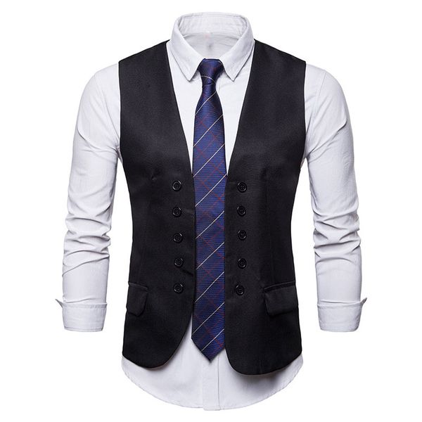 мужская двойной брестед костюм жилет gilet homme костюма 2018. brand new slim fit безрукавки жилет для мужчин формальное свадебное платье жи, Black;white
мужская двойной брестед костюм жилет gilet homme костюма 2018. brand new slim fit безрукавки жилет для мужчин формальное свадебное платье жи, Black;white