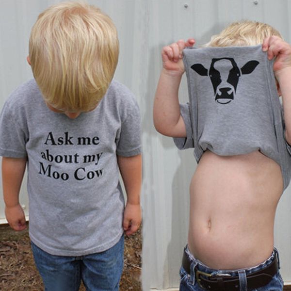 ask t- shirt me about moo cow printed english cow head children short-sleeved t-shirt round collar, Blue
ask t- shirt me about moo cow printed english cow head children short-sleeved t-shirt round collar, Blue