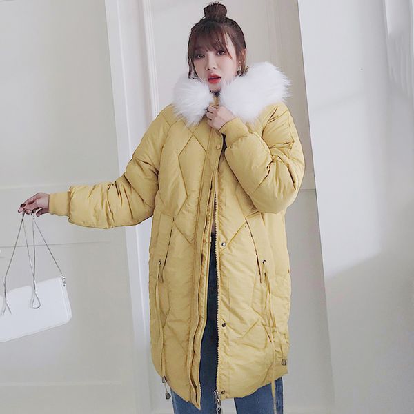 new arrival 2019 winter jacket women 5 solid colors hooded with fur collar female coat long padded parka loose, Tan;black
new arrival 2019 winter jacket women 5 solid colors hooded with fur collar female coat long padded parka loose, Tan;black