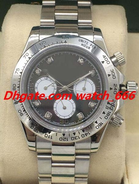 new version luxury watch 6 style ceramic bezel 40mm 116519 diamond dial automatic fashion men's watches, Slivery;brown
new version luxury watch 6 style ceramic bezel 40mm 116519 diamond dial automatic fashion men's watches, Slivery;brown