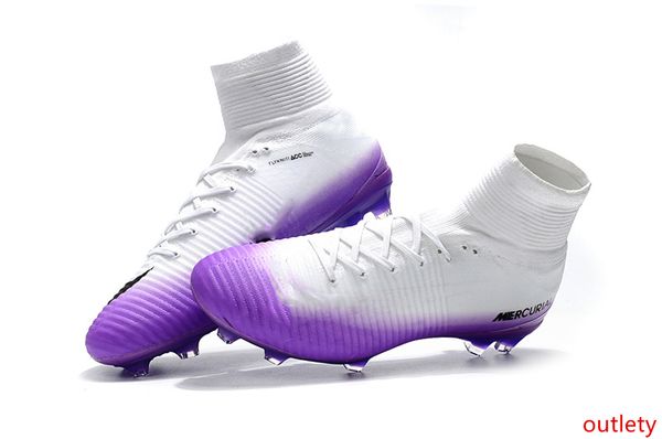 football boots white purple 100% cristiano ronaldo soccer cleats mercurial superfly v fg soccer shoes
football boots white purple 100% cristiano ronaldo soccer cleats mercurial superfly v fg soccer shoes