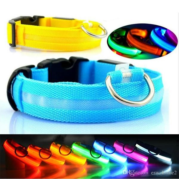 50pcs nylon led pet dog collar night safety flashing glow in the dark dog leash dogs luminous fluorescent collars pet supplies cartoon, Blue
50pcs nylon led pet dog collar night safety flashing glow in the dark dog leash dogs luminous fluorescent collars pet supplies cartoon, Blue