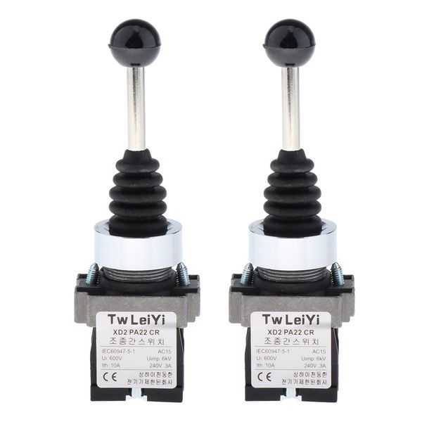 2pcs 2 position 2no spring return joystick controller rotary switch for boat
2pcs 2 position 2no spring return joystick controller rotary switch for boat
