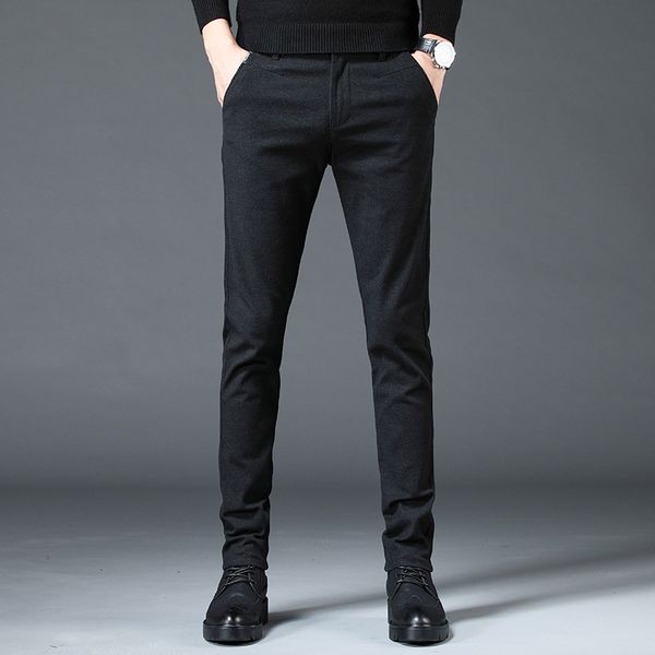 long pants men's trousers plus size business casual autumn male streetwear slim elastic hombre fashion straight 38 brand, Black
long pants men's trousers plus size business casual autumn male streetwear slim elastic hombre fashion straight 38 brand, Black