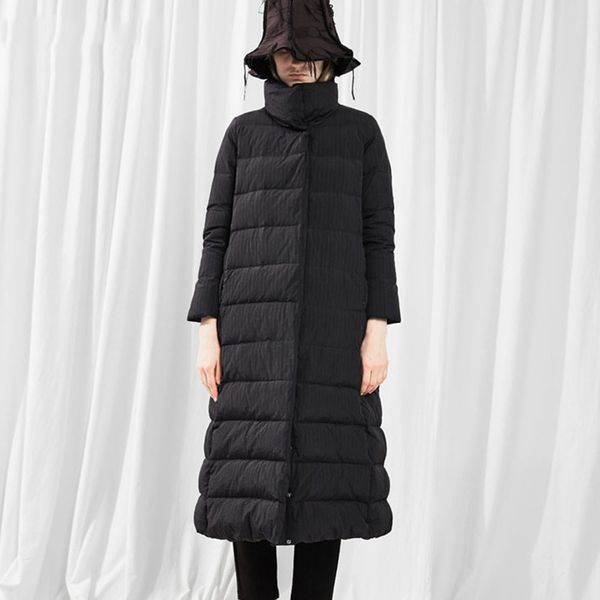winter 2019 new fashion female black cotton padded jackets warm stand collar plain loose bread parka women's long thick overcoat
winter 2019 new fashion female black cotton padded jackets warm stand collar plain loose bread parka women's long thick overcoat