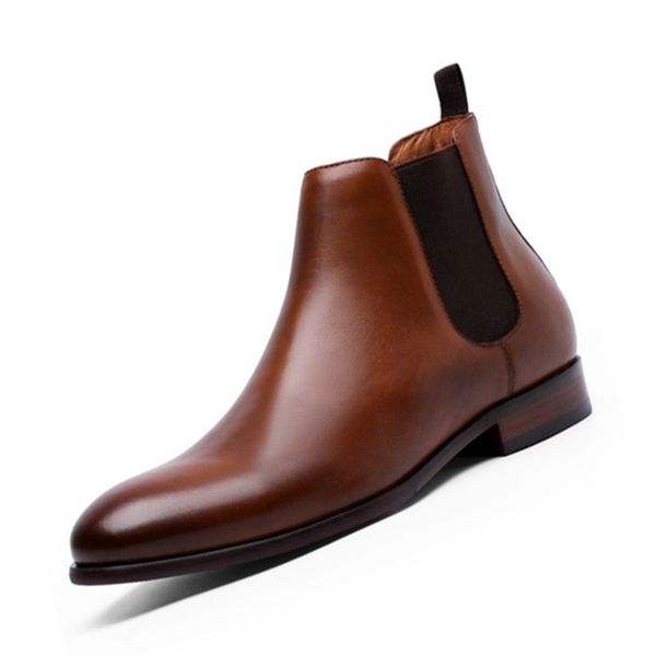 2019 genuine leather men boots autumn winter ankle boots fashion footwear slip on shoes men business casual high shoes, Black
2019 genuine leather men boots autumn winter ankle boots fashion footwear slip on shoes men business casual high shoes, Black