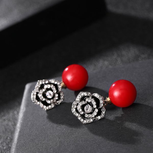 fashion-flower shining cubic flower crystal drop pearl pendant tassel earrings for women wedding party jewelry, Silver
fashion-flower shining cubic flower crystal drop pearl pendant tassel earrings for women wedding party jewelry, Silver