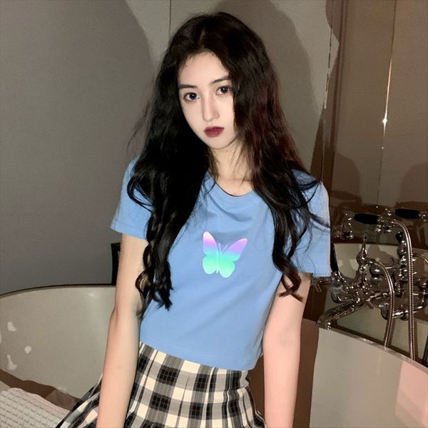recommended 2020 couple wear reflective printed short-sleeved fashion recommended 2020 couple wear reflective t-shirt butterfly butterfl, White
recommended 2020 couple wear reflective printed short-sleeved fashion recommended 2020 couple wear reflective t-shirt butterfly butterfl, White