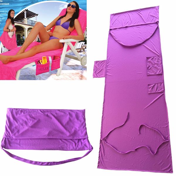 210*75cm holiday beach lounge chair cover towel summer cool bed garden beach towels sunbath lounger chair mat with large pocket
210*75cm holiday beach lounge chair cover towel summer cool bed garden beach towels sunbath lounger chair mat with large pocket