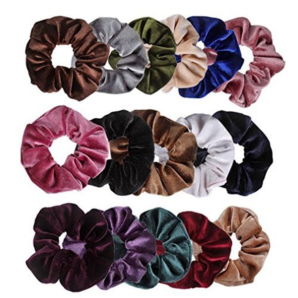 women solid velvet scrunchie elastic hair bands ponytail holder hair scrunchies rubber band headband gum for accessories fd, Brown
women solid velvet scrunchie elastic hair bands ponytail holder hair scrunchies rubber band headband gum for accessories fd, Brown