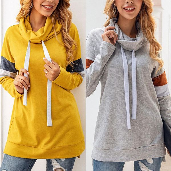 fashion women autumn winter long sleeve patchwork drawstring hoodie sweatshirt pullovers hoodies long sleeve female casual coat, Black
fashion women autumn winter long sleeve patchwork drawstring hoodie sweatshirt pullovers hoodies long sleeve female casual coat, Black