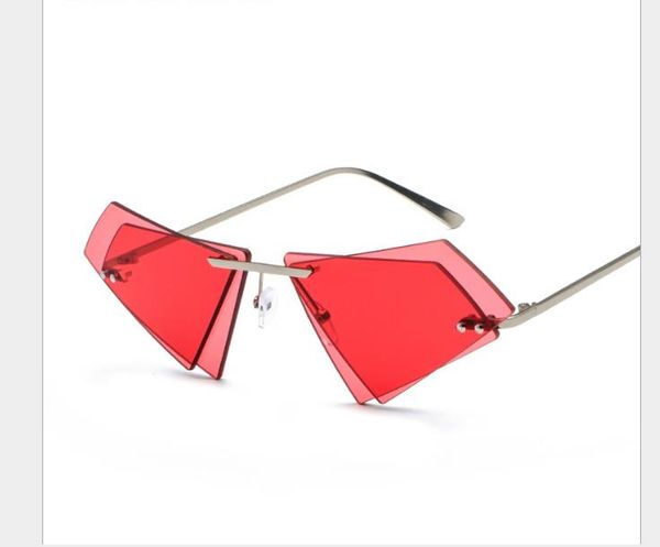 individual men and women sunglasses irregular double-layer triangular sunglasses frameless retro-fashion glasses, White;black
individual men and women sunglasses irregular double-layer triangular sunglasses frameless retro-fashion glasses, White;black
