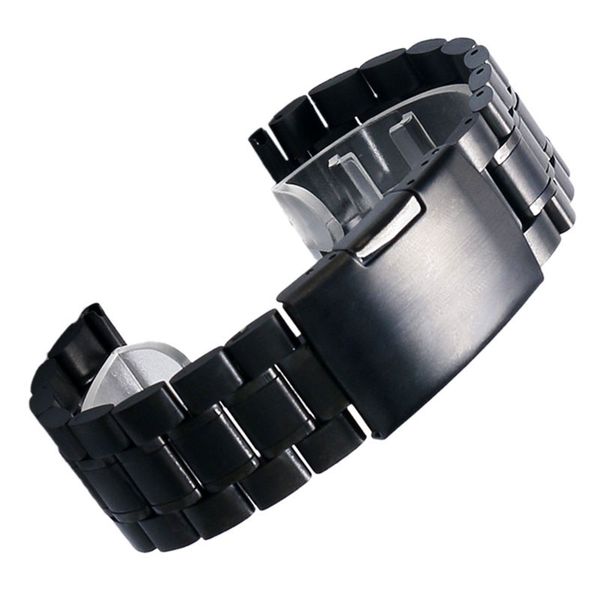 black new mens black stainless steel watch band metal bracelets for men wrist watches, Black;brown
black new mens black stainless steel watch band metal bracelets for men wrist watches, Black;brown