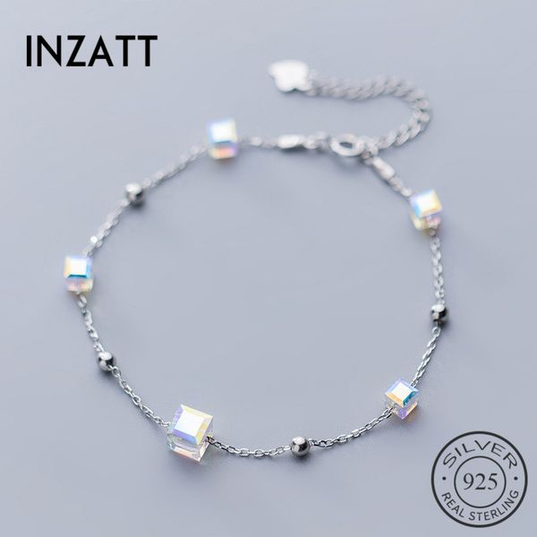 inzareal 925 sterling silver sugar cube bead bracelet for fashion women part exquisite fine jewelry romantic accessories 2019, Golden;silver
inzareal 925 sterling silver sugar cube bead bracelet for fashion women part exquisite fine jewelry romantic accessories 2019, Golden;silver