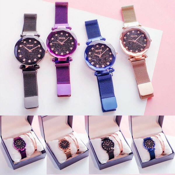 starry sky watch waterproof magnet strap buckle stainless steel women gift, Slivery;brown
starry sky watch waterproof magnet strap buckle stainless steel women gift, Slivery;brown