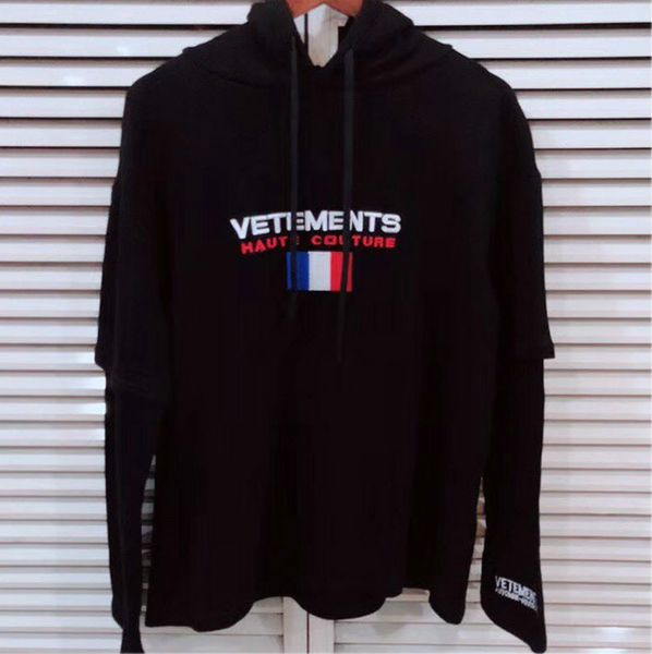 vetements hoodie autumn winter fashion casual streetwear vetements sweatshirts france flag embroider vetements hoodie pullover b500606, Black
vetements hoodie autumn winter fashion casual streetwear vetements sweatshirts france flag embroider vetements hoodie pullover b500606, Black