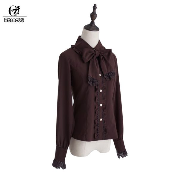 rolecos 3 colors lolita blouse for women slim long sleeve with collar bowknot lolita shirt female classical gifts, Black;red
rolecos 3 colors lolita blouse for women slim long sleeve with collar bowknot lolita shirt female classical gifts, Black;red