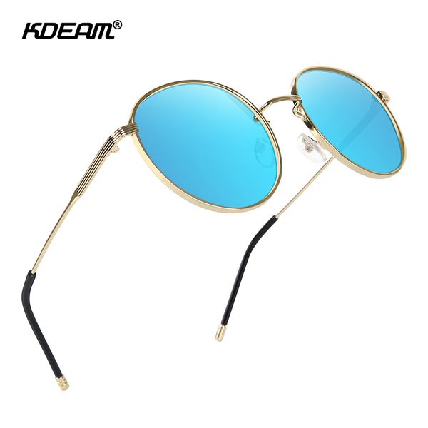 kdeam vintage design round sunglasses polarized uv400 protection shades for men and women circle retro sun glasses, White;black
kdeam vintage design round sunglasses polarized uv400 protection shades for men and women circle retro sun glasses, White;black