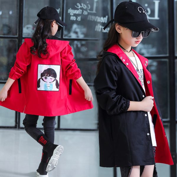 autumn 2019 girls new korean version of the coat in the big boy spring 5-14 years old children's long outdoor windbreaker, Blue;gray
autumn 2019 girls new korean version of the coat in the big boy spring 5-14 years old children's long outdoor windbreaker, Blue;gray