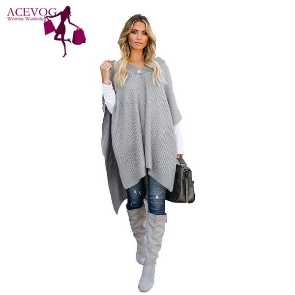 women sleeveless sweater loose cloak v-neck casual solid casual autumn, winter knitted pullovers, White;black
women sleeveless sweater loose cloak v-neck casual solid casual autumn, winter knitted pullovers, White;black