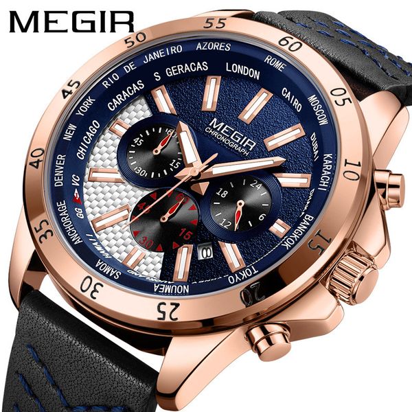 megir 2103 brand erkek kol saati watch men fashion sport quartz mens watches luxury military relogio masculino, Slivery;brown
megir 2103 brand erkek kol saati watch men fashion sport quartz mens watches luxury military relogio masculino, Slivery;brown