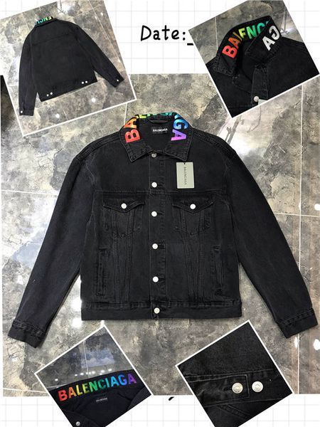 2020 new luxury men's designer jeans jacket hip hop men's vintage jacket blue black fashion men's jacket 026, Black;brown
2020 new luxury men's designer jeans jacket hip hop men's vintage jacket blue black fashion men's jacket 026, Black;brown