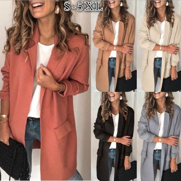 women's jackets coats autumn winter solid color long sleeve fake pocket casual suit coat for women fashion cardigan basic, Black;brown
women's jackets coats autumn winter solid color long sleeve fake pocket casual suit coat for women fashion cardigan basic, Black;brown