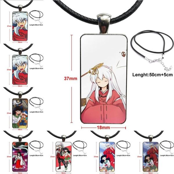 cartoon anime inuyasha glass cabochon pendant necklace rectangle fashion necklace for women fashion jewelry, Silver
cartoon anime inuyasha glass cabochon pendant necklace rectangle fashion necklace for women fashion jewelry, Silver