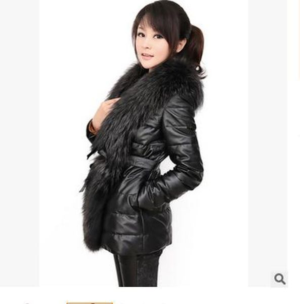 2019 s/6xl womens long section raccoon fur collar winter autumn black leather jacket faux leather patchwork coats outwear
2019 s/6xl womens long section raccoon fur collar winter autumn black leather jacket faux leather patchwork coats outwear