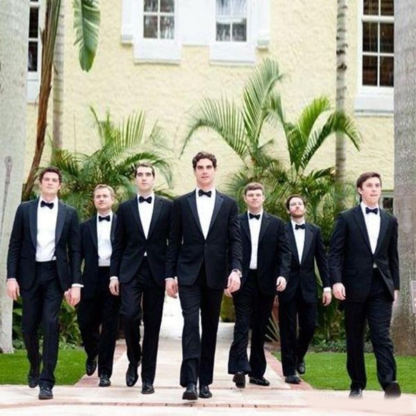 new black two piece suit for men one button peaked lapel groom wear trim fit wedding tuxedos (jacket + pants, Black;gray
new black two piece suit for men one button peaked lapel groom wear trim fit wedding tuxedos (jacket + pants, Black;gray
