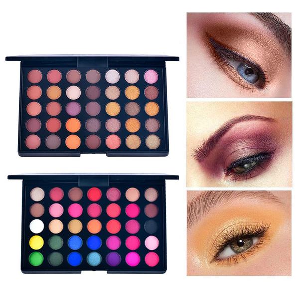 1pcs new 35 colors eyeshadow matte shimmer palette long lasting waterproof earth shadow powder eyeshadow cosmetic beauty tools
1pcs new 35 colors eyeshadow matte shimmer palette long lasting waterproof earth shadow powder eyeshadow cosmetic beauty tools