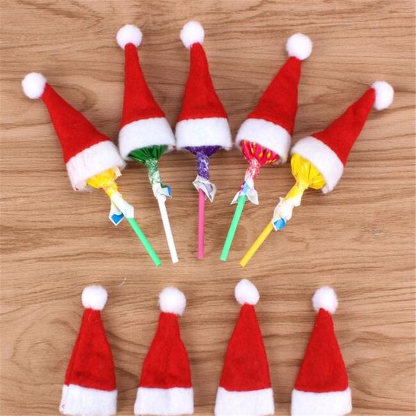 10pcs/pack cartoon christmas hat santa claus hat xmas lollipop mini wedding gift creative caps christmas tree ornament decor
10pcs/pack cartoon christmas hat santa claus hat xmas lollipop mini wedding gift creative caps christmas tree ornament decor