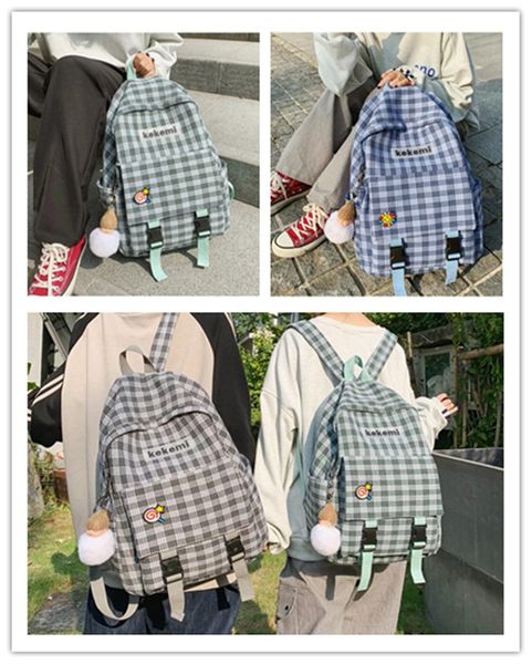 perennial classic style plaid backpack fashion students literary fan school bag travel bag manufacturers direct
perennial classic style plaid backpack fashion students literary fan school bag travel bag manufacturers direct