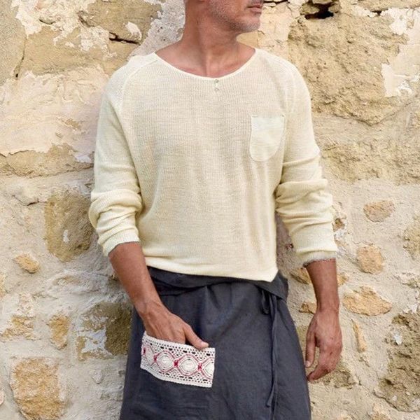 2019 fashion trend men autumn pre-fall casual long sleeve jumper loose crew neck pullover solid simple fitting t-shirts tees, White;black
2019 fashion trend men autumn pre-fall casual long sleeve jumper loose crew neck pullover solid simple fitting t-shirts tees, White;black