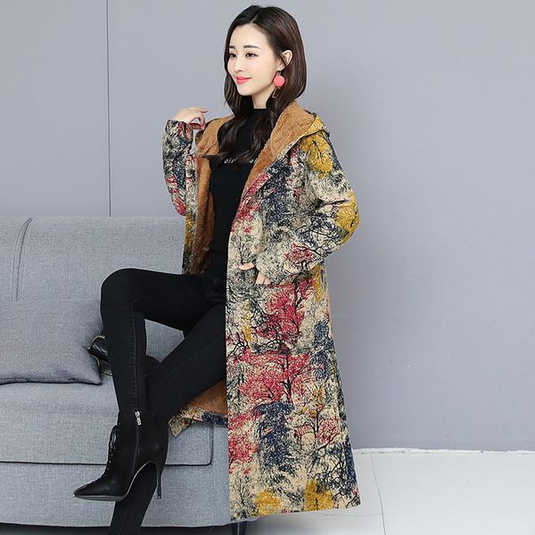 p shoot 2019 autumn and winter ethnic-style women's dress printed brushed and thick chinese-style mid-length woolen jacket w, Blue;black
p shoot 2019 autumn and winter ethnic-style women's dress printed brushed and thick chinese-style mid-length woolen jacket w, Blue;black