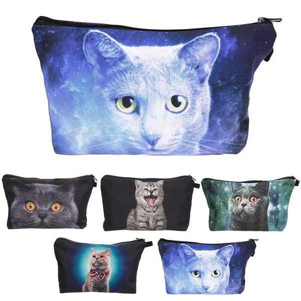 new cute 3d cartoon cat makeup bags for women girls container cosmetic case kittens printed female storage clutch bags
new cute 3d cartoon cat makeup bags for women girls container cosmetic case kittens printed female storage clutch bags