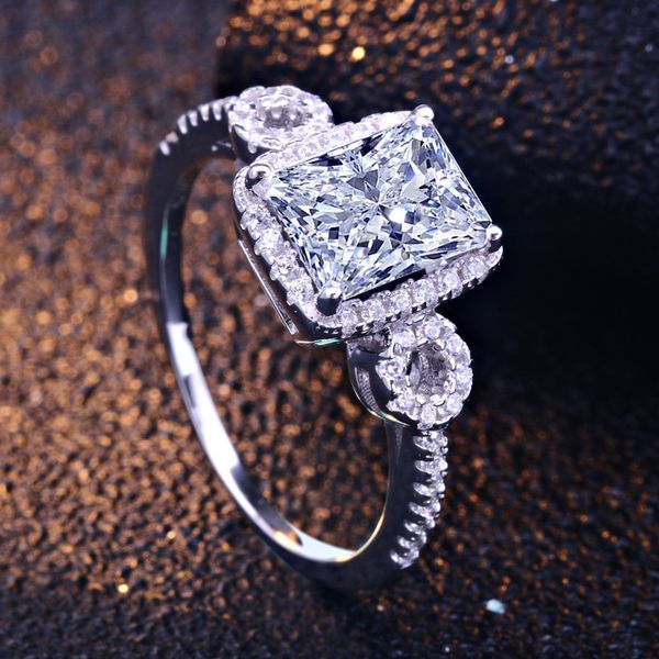 real s925 sterling silver rings for women 52 pieces sparkling zircon engagement wedding ring romantic gift girls party jewelry wholesale, Slivery;golden
real s925 sterling silver rings for women 52 pieces sparkling zircon engagement wedding ring romantic gift girls party jewelry wholesale, Slivery;golden