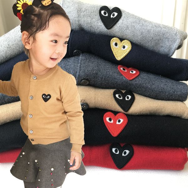 the new japanese spring autumn play embroidery kids boys cardigan sweater girls baby cardigan sweater eyes heart love blouses, Blue
the new japanese spring autumn play embroidery kids boys cardigan sweater girls baby cardigan sweater eyes heart love blouses, Blue